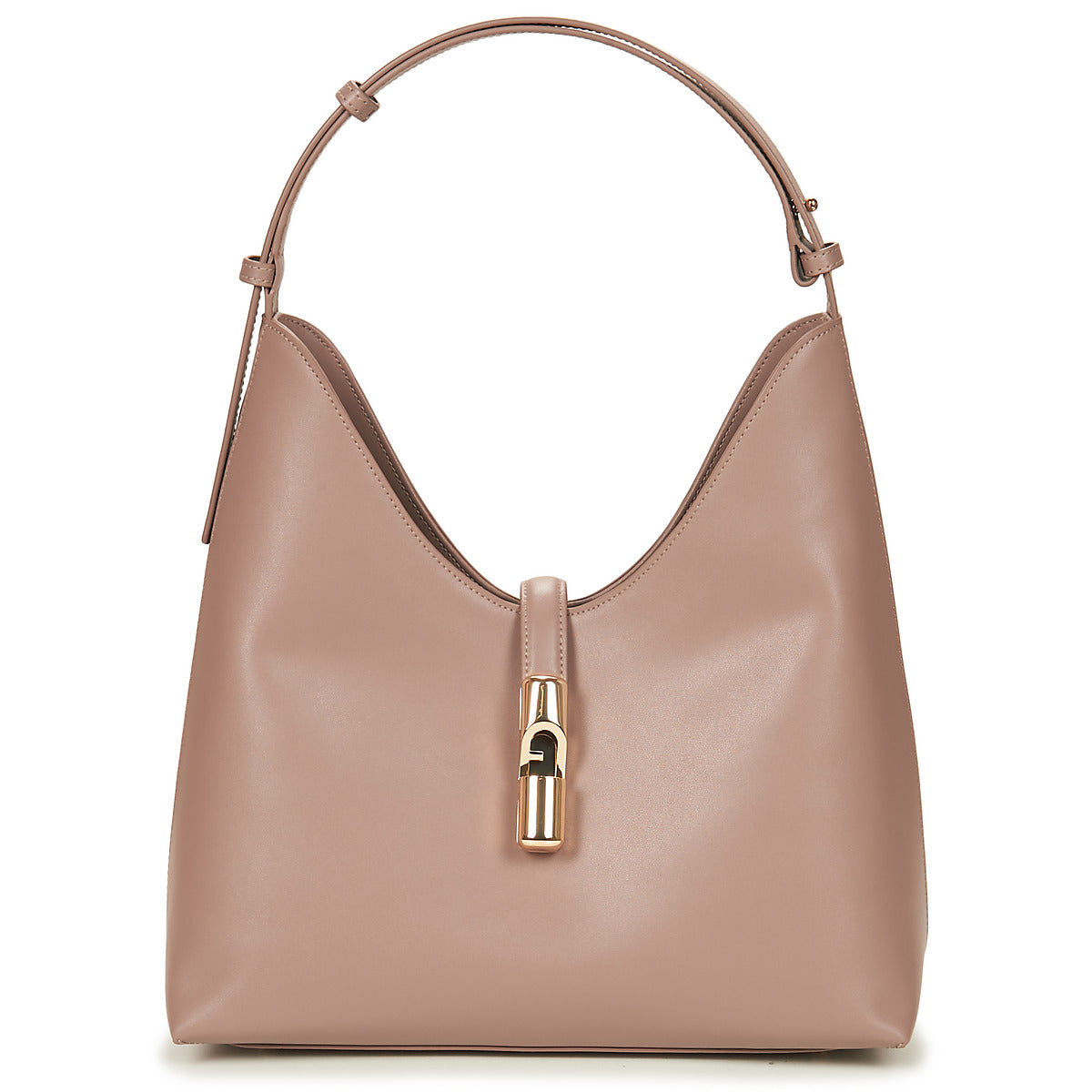 Borsa a spalla Donna Furla FURLA GOCCIA M HOBO Beige