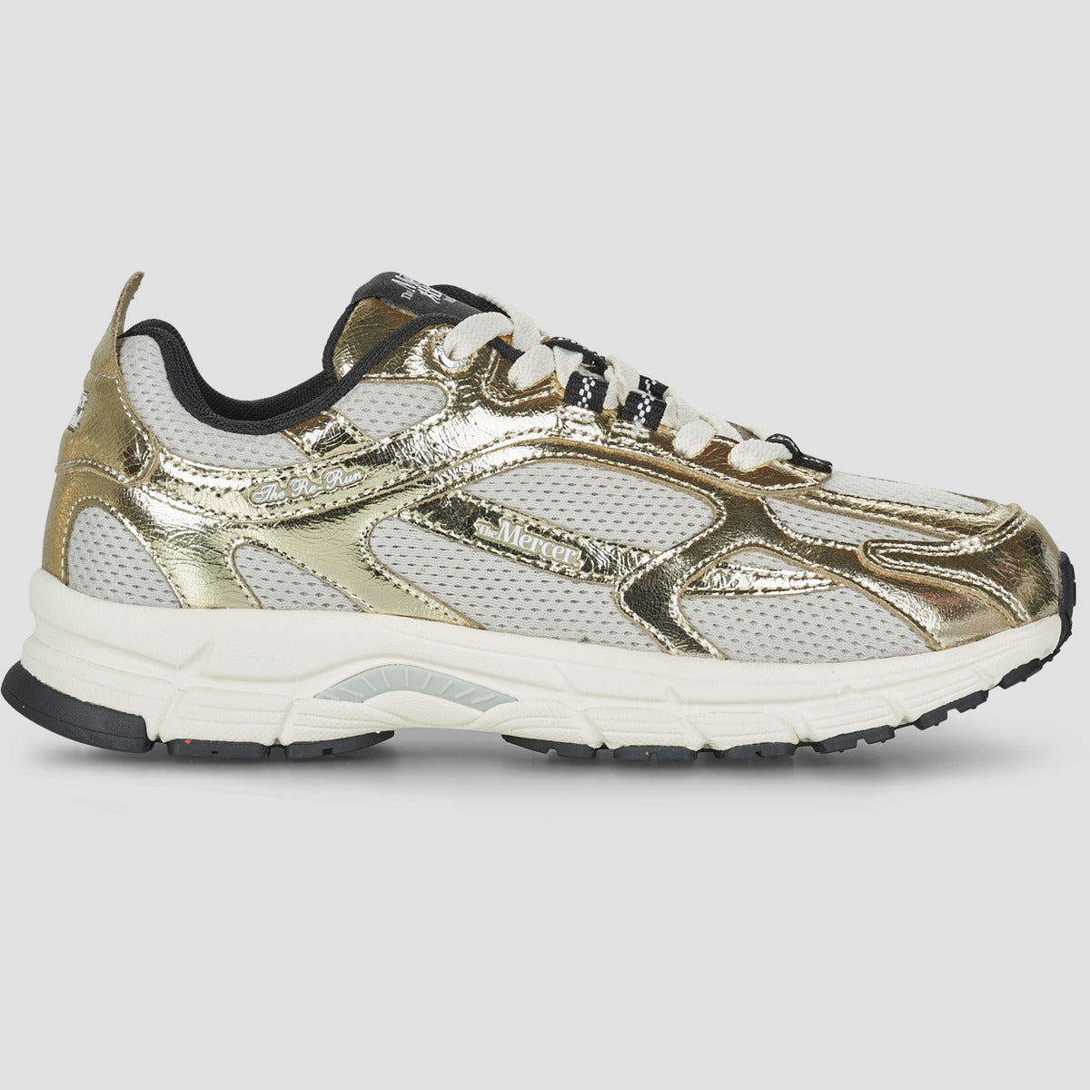 Sneakers basse Donna Mercer Amsterdam  The Re-Run Cracked  Oro