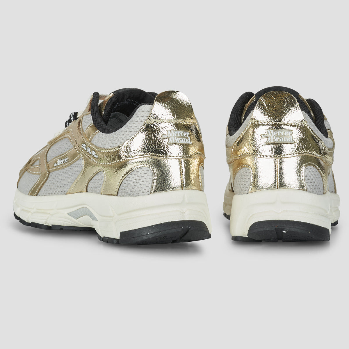 Sneakers basse Donna Mercer Amsterdam  The Re-Run Cracked  Oro