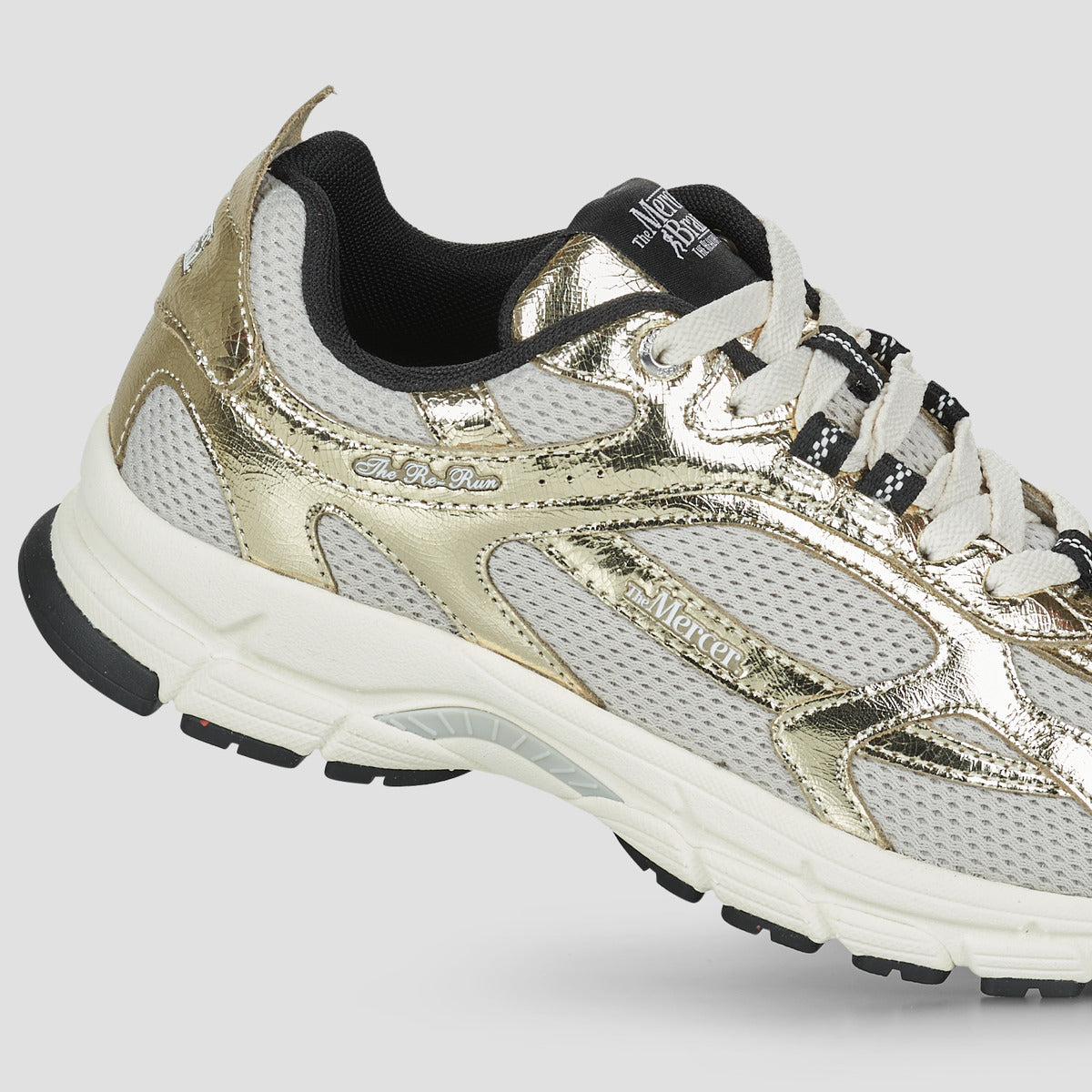 Sneakers basse Donna Mercer Amsterdam  The Re-Run Cracked  Oro