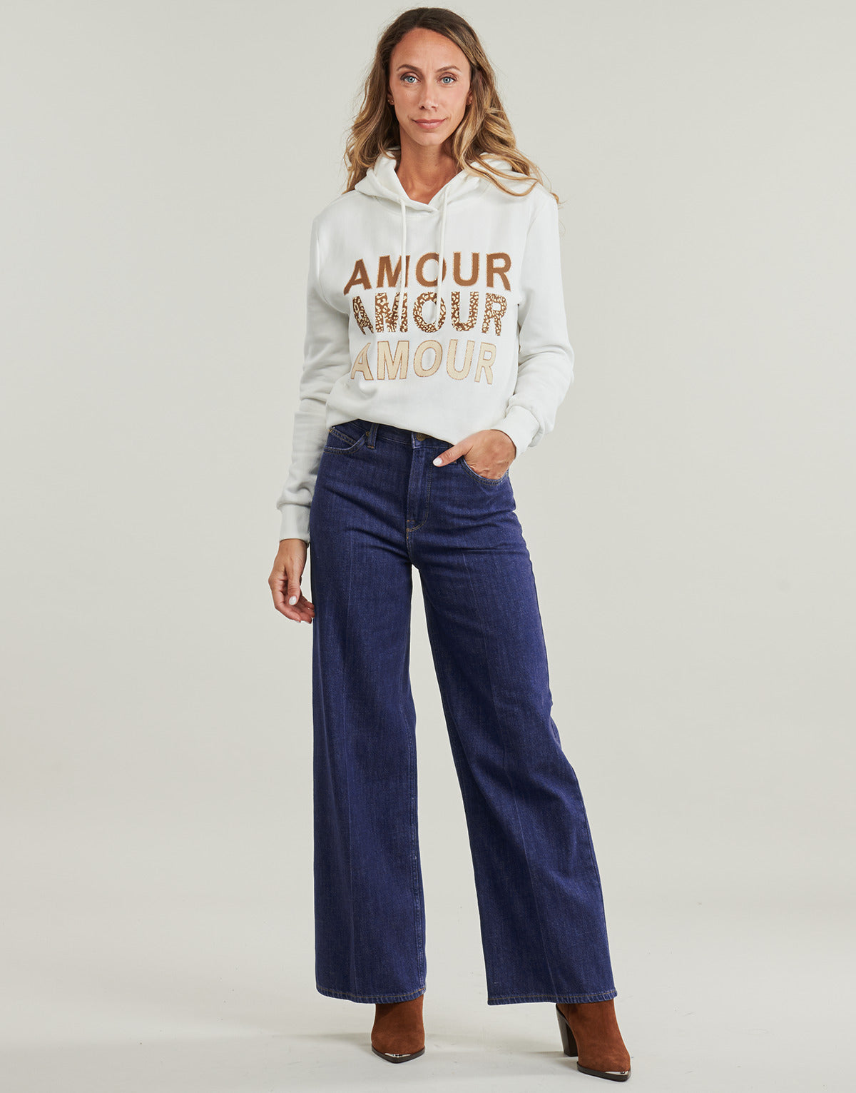 Jeans Flare Donna Lee  STELLA  Blu