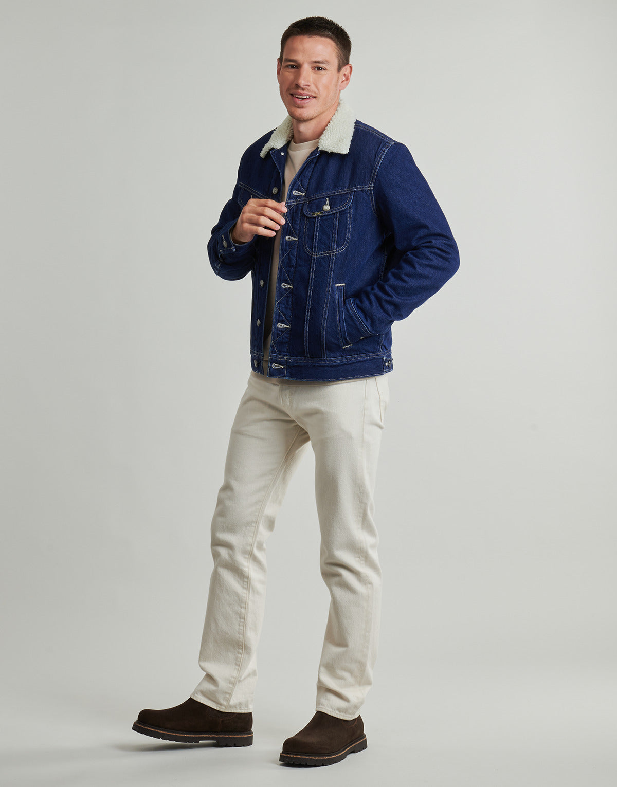 Giacca Uomo Lee  SHERPA JACKET  Blu