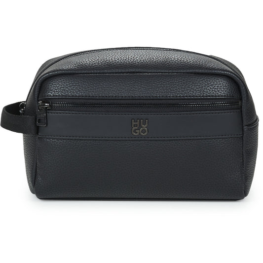 Trousse da toilette Uomo HUGO  Quantic_Washbag  Nero