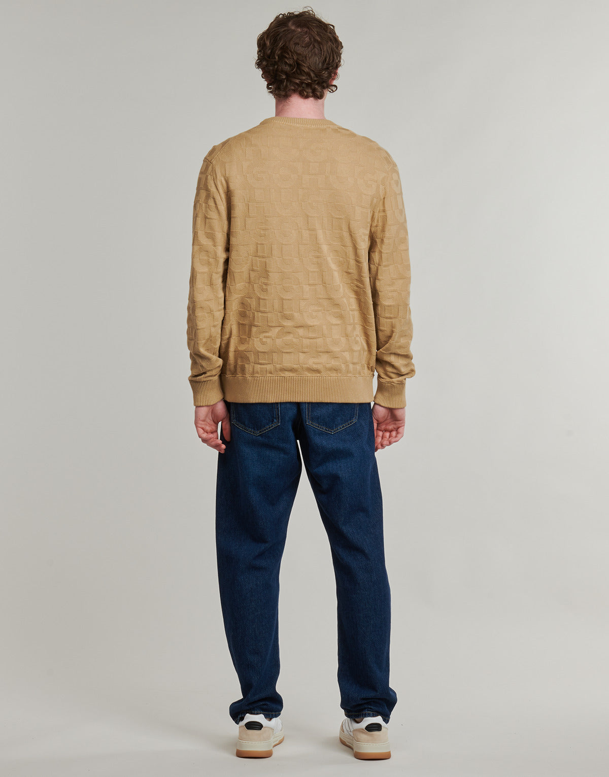 Maglione Uomo HUGO Splittum Beige