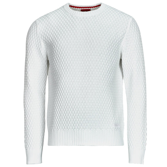 Maglione Uomo HUGO Syer Bianco