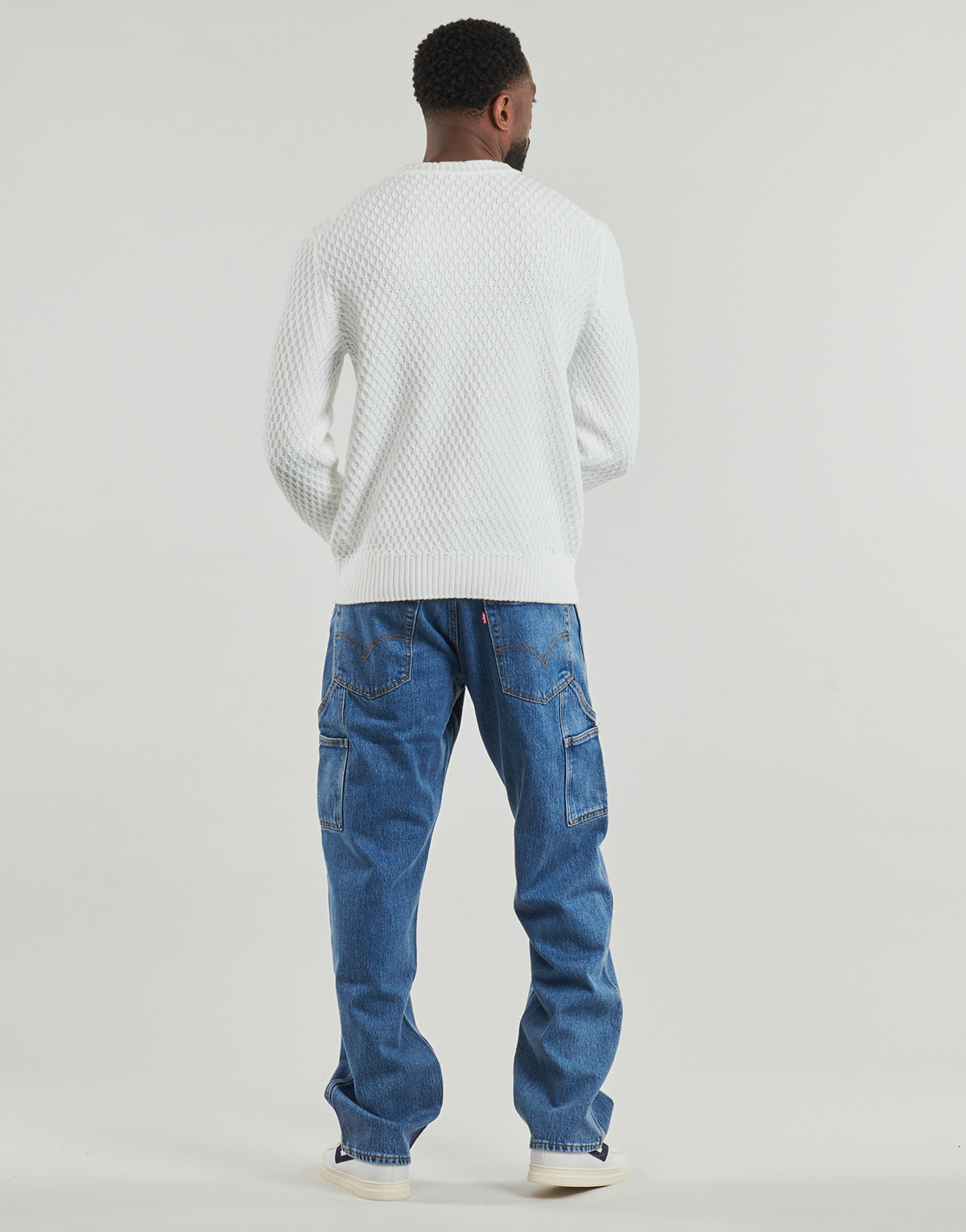 Maglione Uomo HUGO Syer Bianco