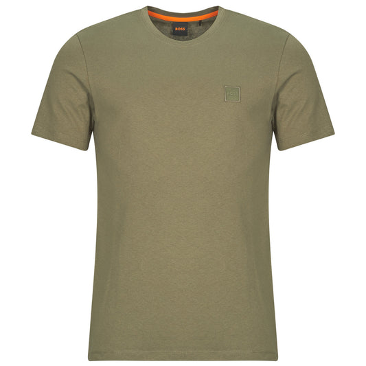 T-shirt Uomo BOSS Tales Kaki
