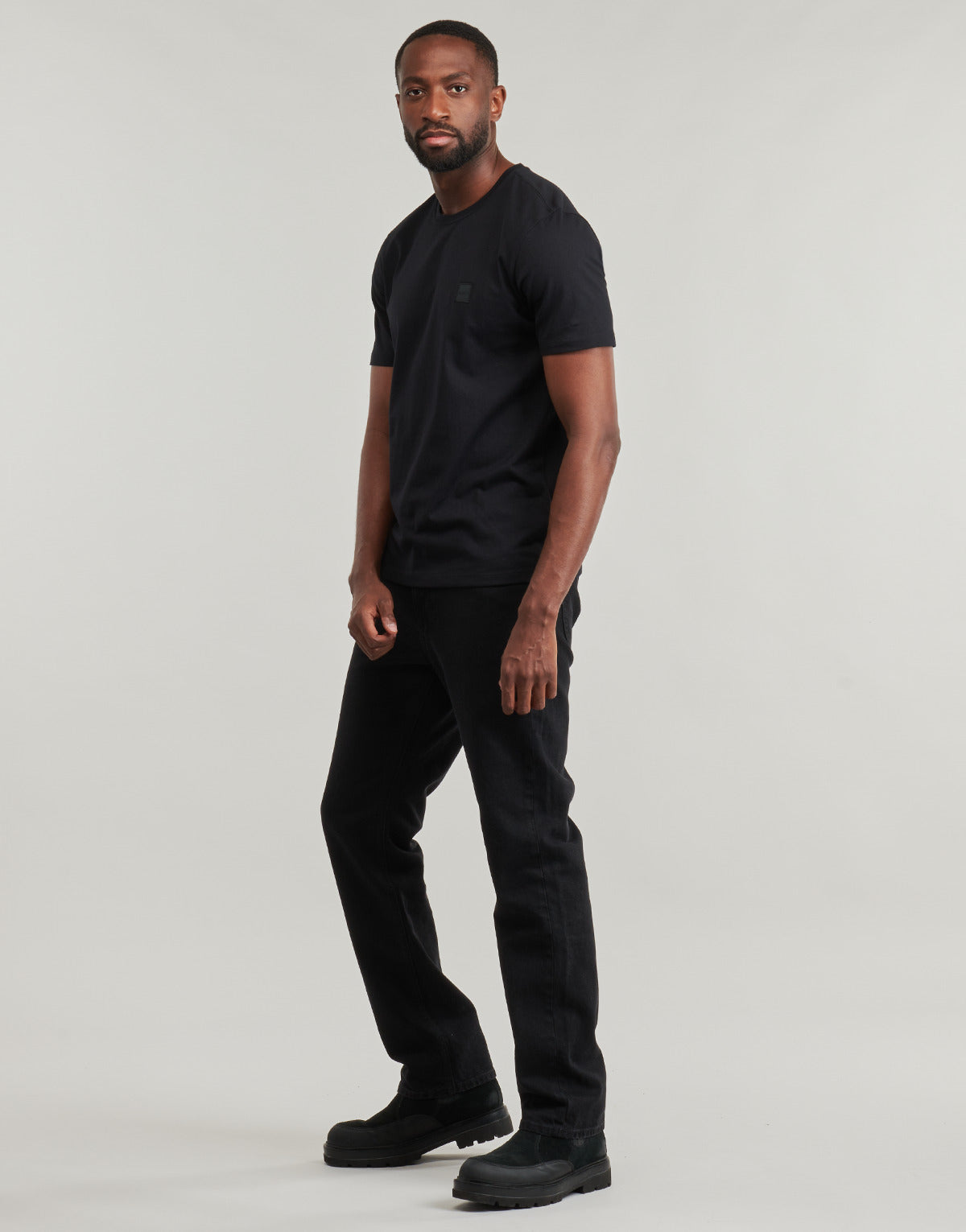 T-shirt Uomo BOSS Tales Nero