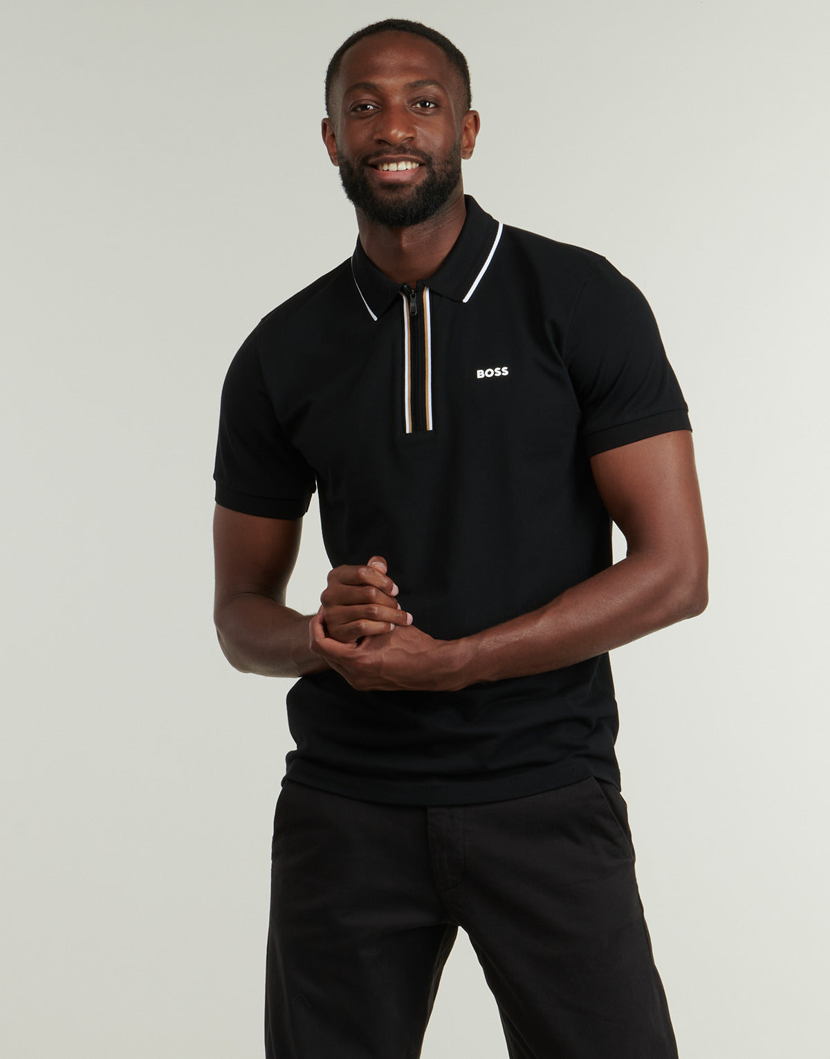 Polo Uomo BOSS  Philix GOC  Nero