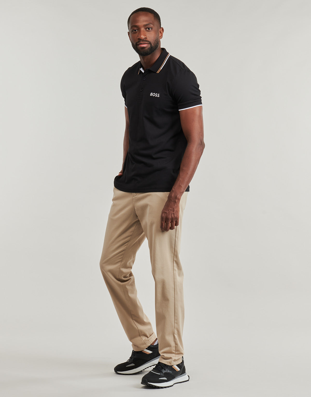 Polo Uomo BOSS Paddy Pro Nero