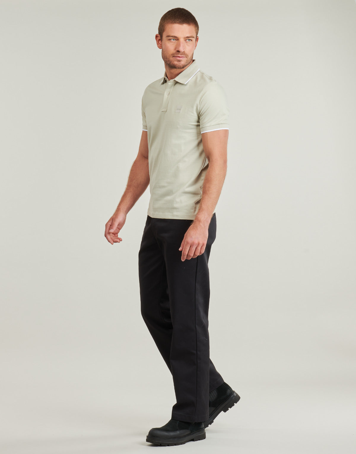 Polo Uomo BOSS  Passertip  Beige