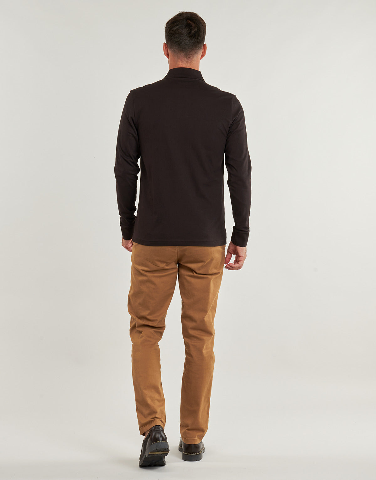 Polo maniche lunghe Uomo BOSS Passerby Marrone