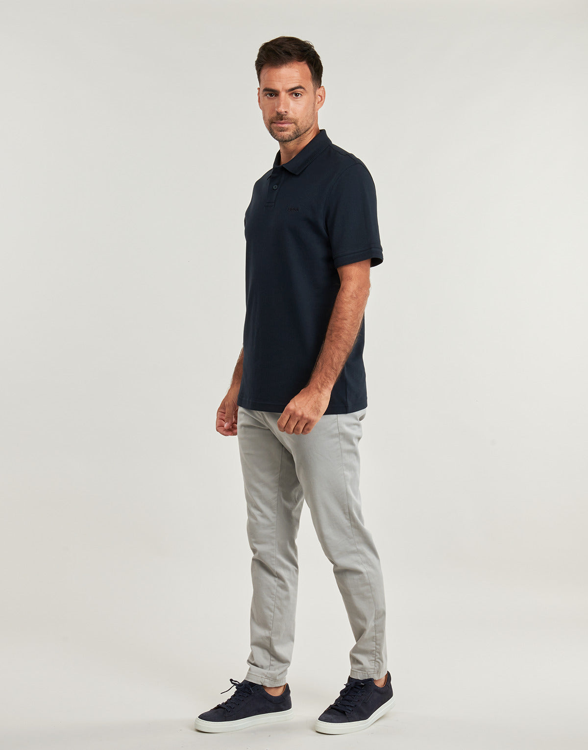 Polo Uomo BOSS Pe_Interlock Blu