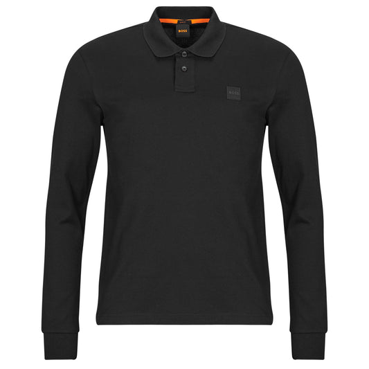 Polo maniche lunghe Uomo BOSS Passerby Nero