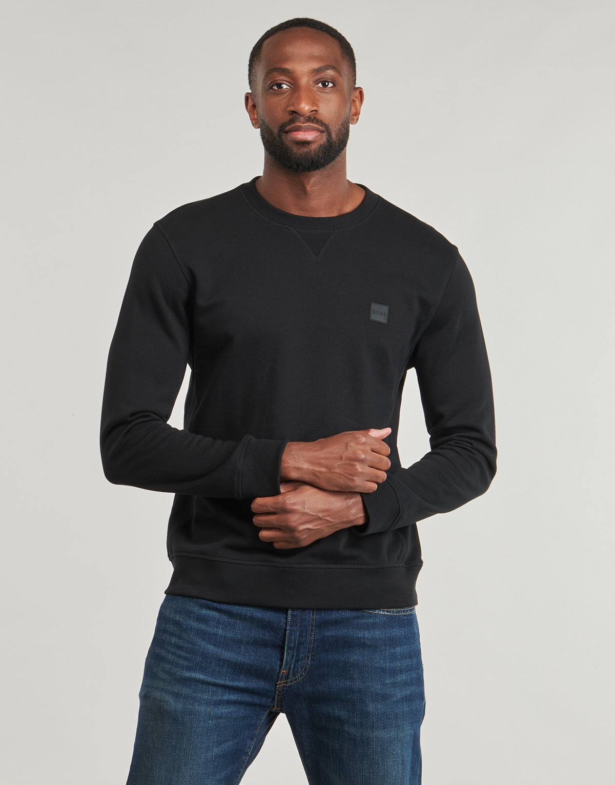 Felpa Uomo BOSS Westart Nero