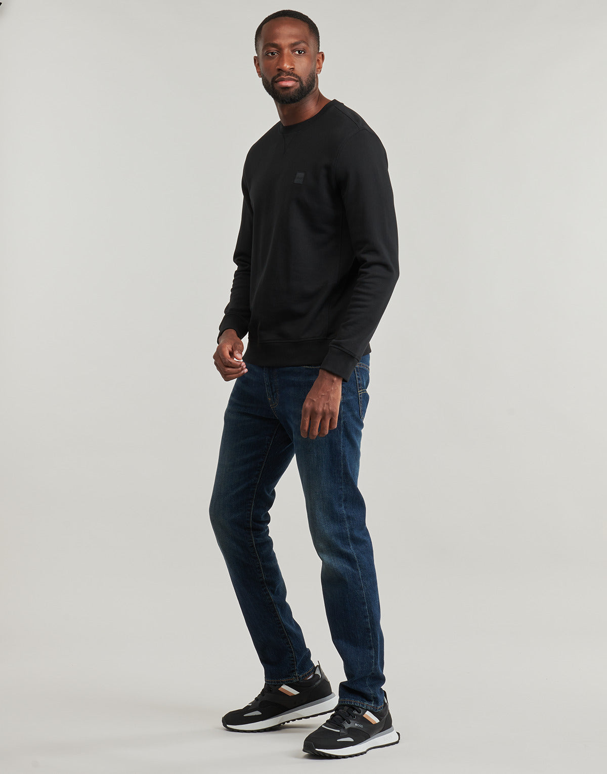 Felpa Uomo BOSS Westart Nero