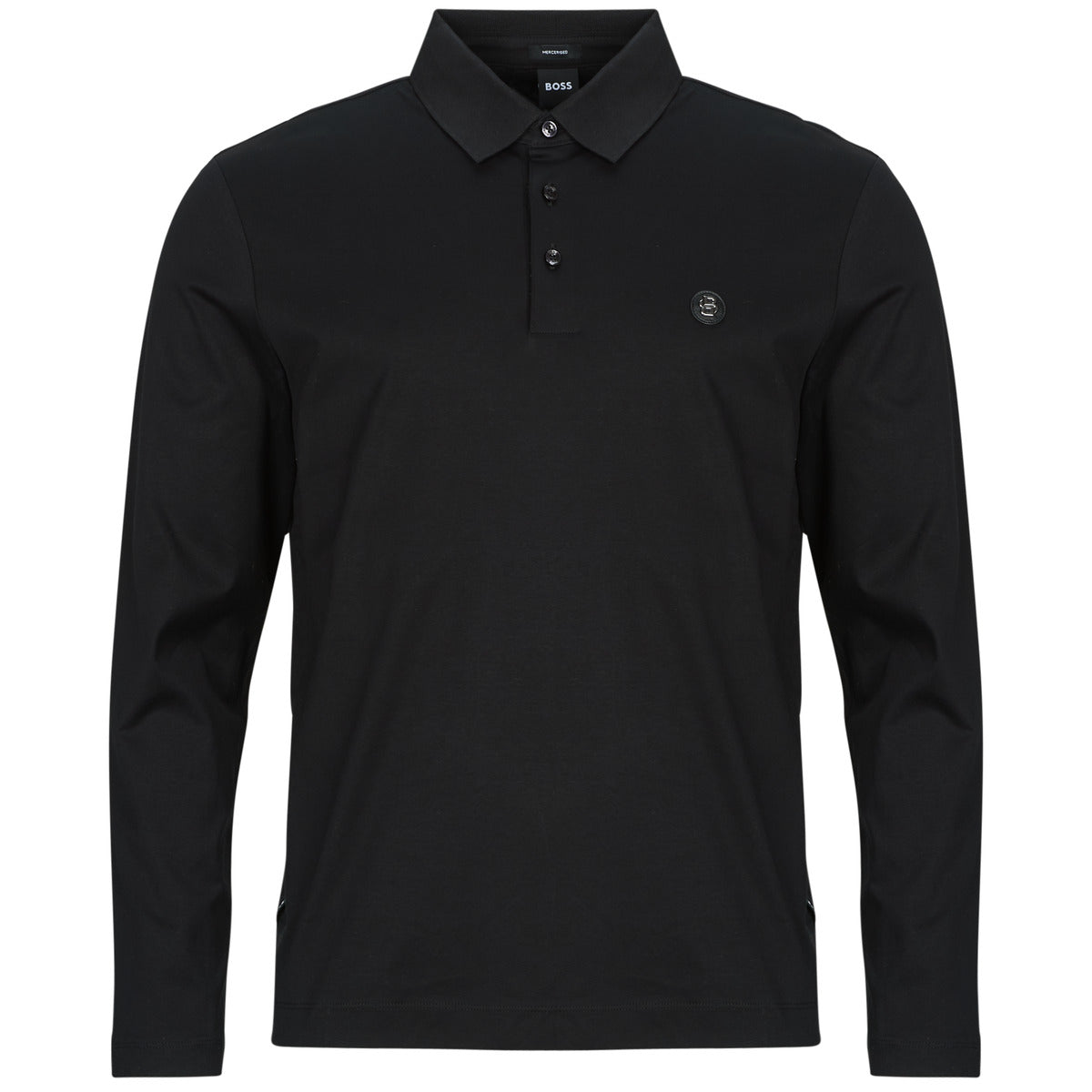 Polo maniche lunghe Uomo BOSS  C-Paley 01  Nero