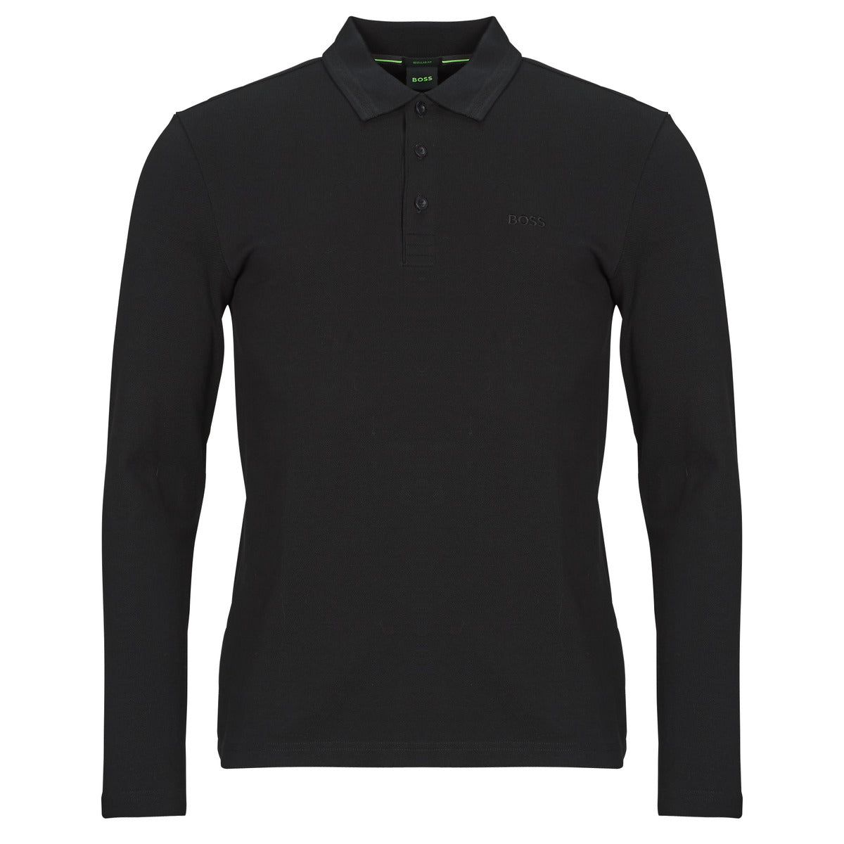Polo maniche lunghe Uomo BOSS  Plisy  Nero