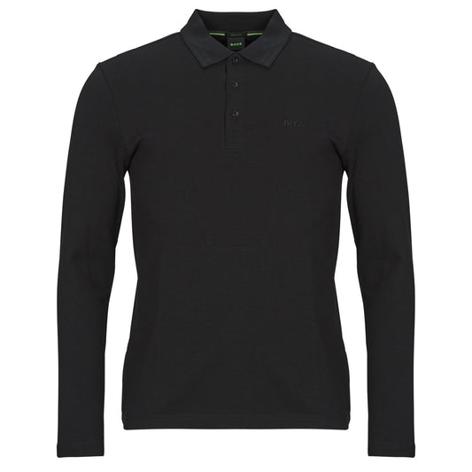 Polo maniche lunghe Uomo BOSS  Plisy  Nero