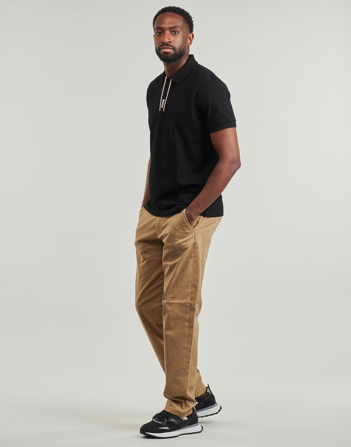 Polo Uomo BOSS  PL_Paddy GOC  Nero