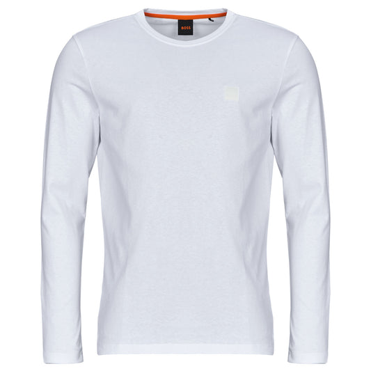 T-shirts a maniche lunghe Uomo BOSS  Tacks  Bianco