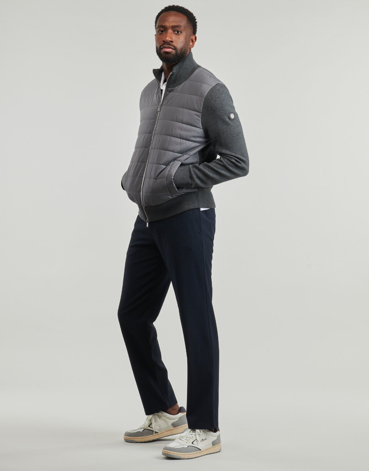 Piumino Uomo BOSS H-Hernesto Grigio