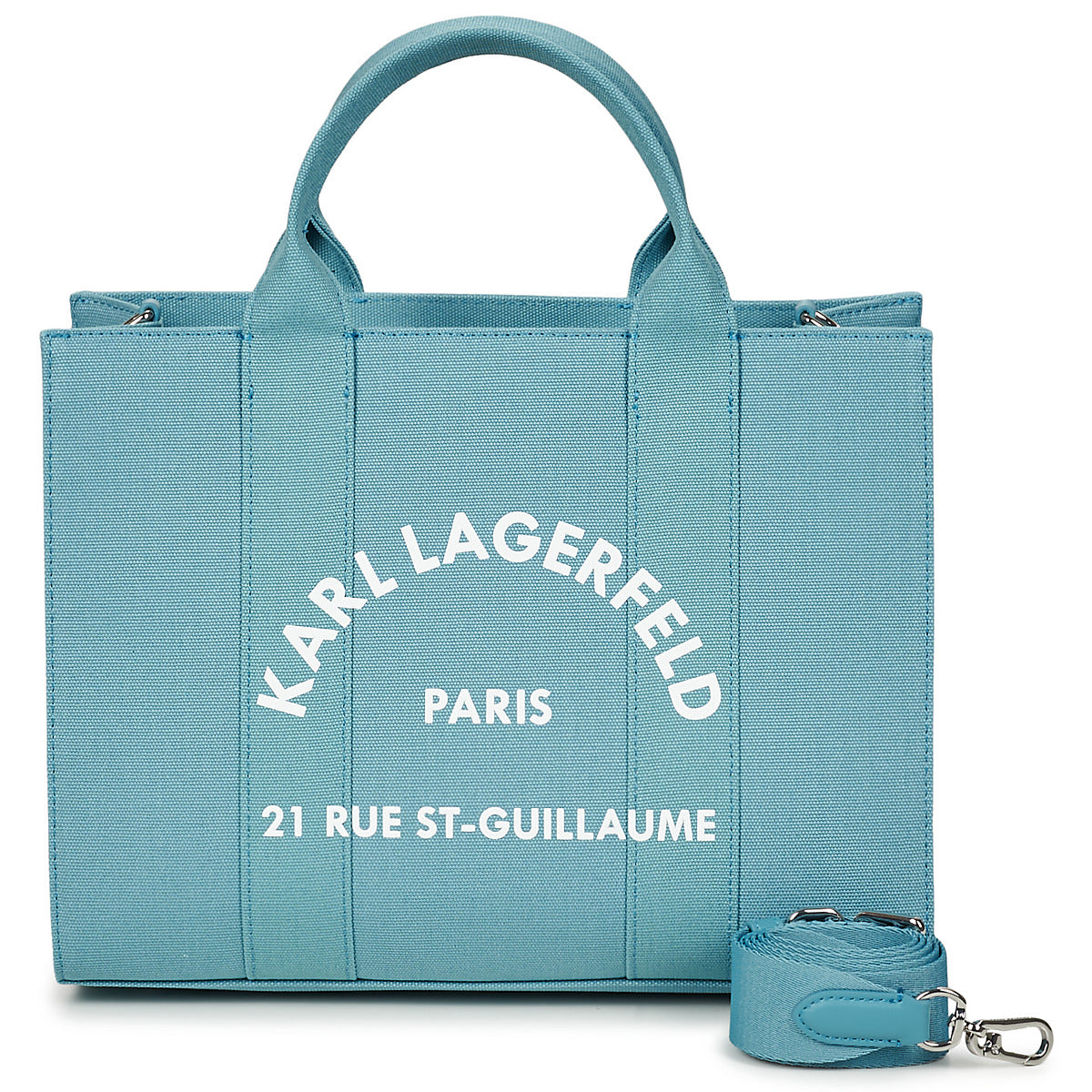 Borsette Donna Karl Lagerfeld K/RSG SQUARE MEDIUM TOTE Blu