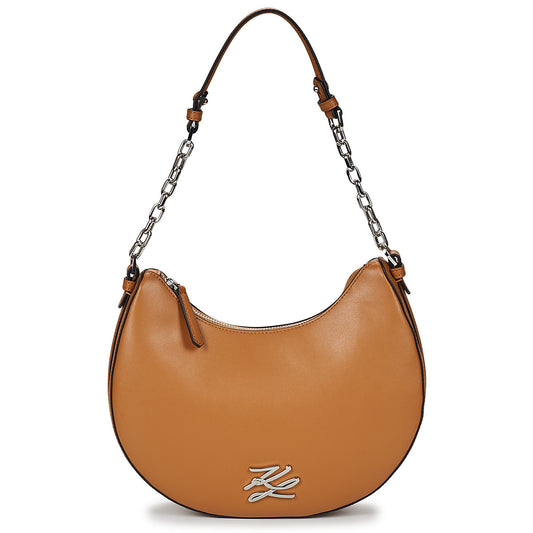 Borsa a spalla Donna Karl Lagerfeld  K/AUTOGRAPH MOON SHOULDER BAG  Marrone