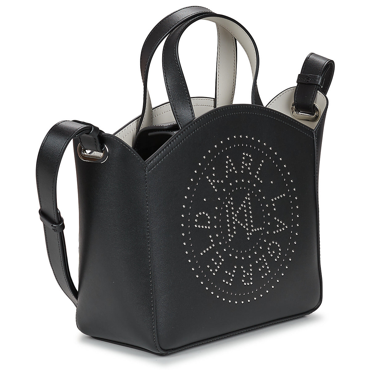 Borsette Donna Karl Lagerfeld  K/CIRCLE SM TOTE STUDS  Nero