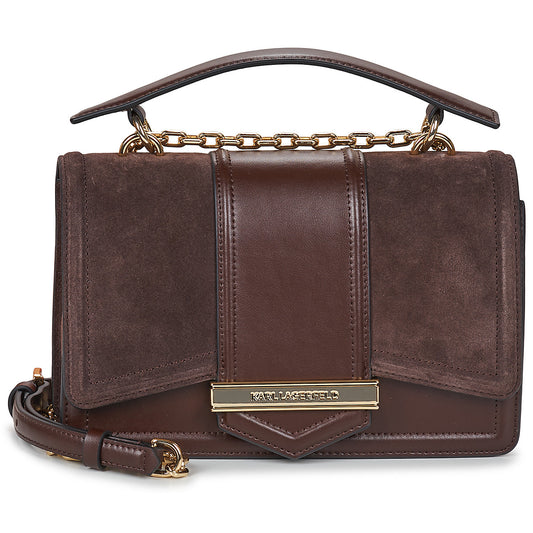 Borsa a tracolla Donna Karl Lagerfeld  K/NOVA SHOULDERBAG SUEDE  Marrone