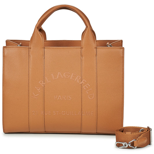 Borsette Donna Karl Lagerfeld  K/RSG PEBBLE SQUARE MED TOTE  Marrone