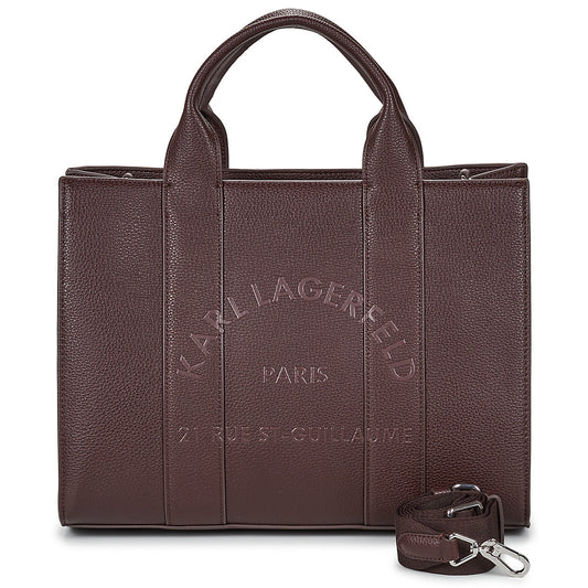 Borsette Donna Karl Lagerfeld  K/RSG PEBBLE SQUARE MED TOTE  Marrone