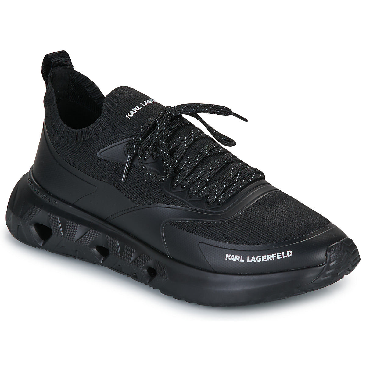 Sneakers Uomo Karl Lagerfeld K/KITE RUN Knit Sock Lo Nero