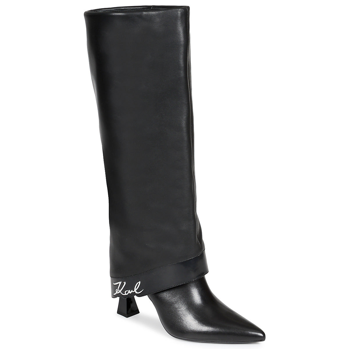 Stivali Donna Karl Lagerfeld  DEBUTANTE Fold Down Hi Leg Boot  Nero