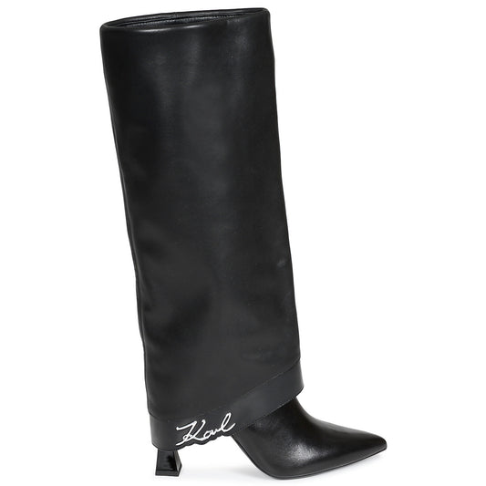 Stivali Donna Karl Lagerfeld  DEBUTANTE Fold Down Hi Leg Boot  Nero