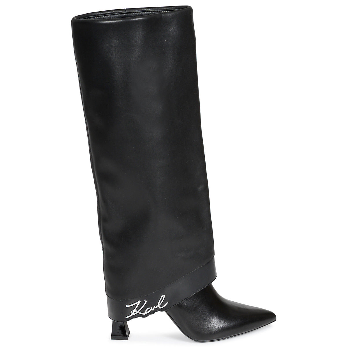 Stivali Donna Karl Lagerfeld  DEBUTANTE Fold Down Hi Leg Boot  Nero