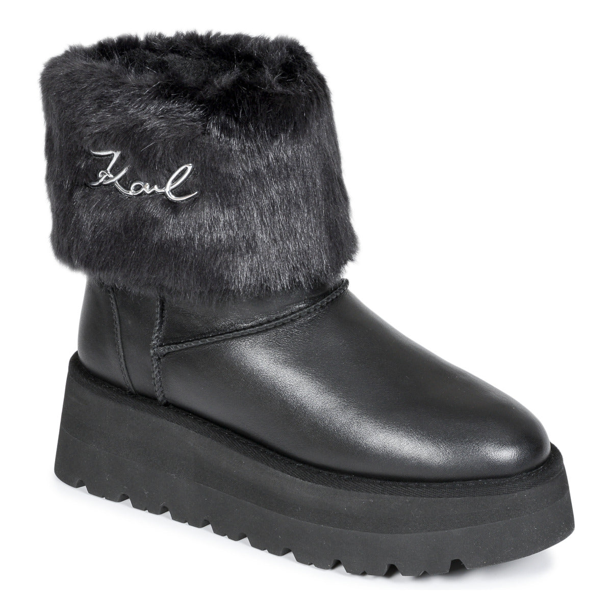 Stivali Donna Karl Lagerfeld  SKYLAR Signia Kollar Mid Boot  Nero