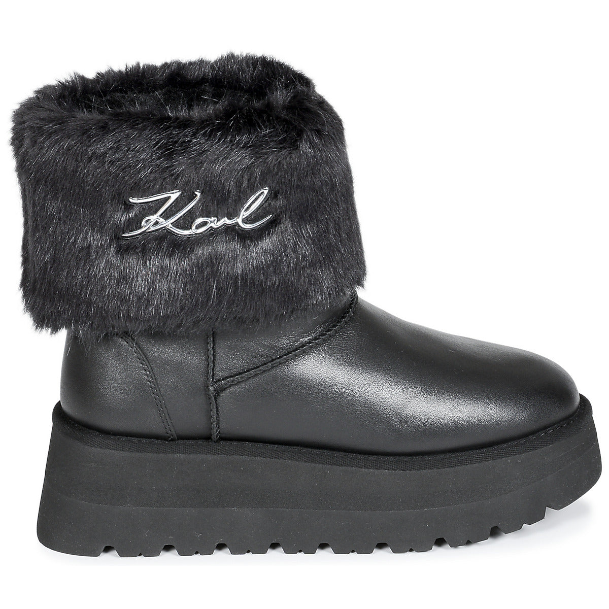 Stivali Donna Karl Lagerfeld  SKYLAR Signia Kollar Mid Boot  Nero