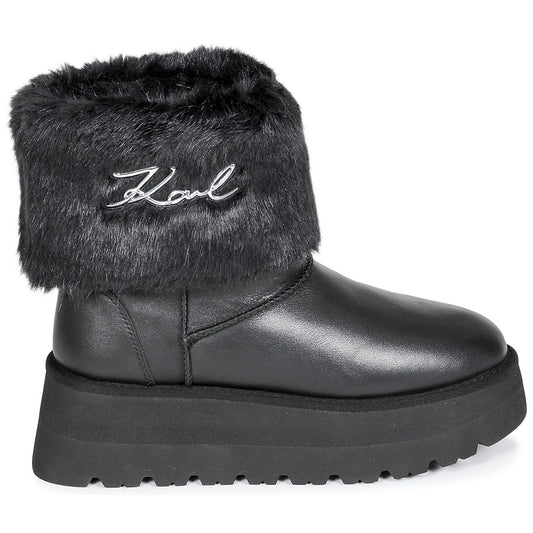 Stivali Donna Karl Lagerfeld  SKYLAR Signia Kollar Mid Boot  Nero