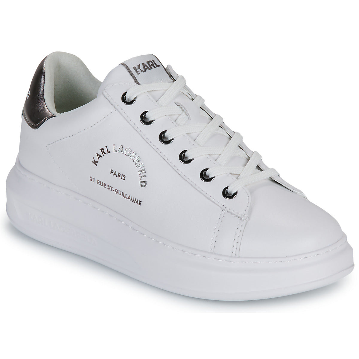 Sneakers basse Donna Karl Lagerfeld KAPRI Maison Karl Lace Bianco