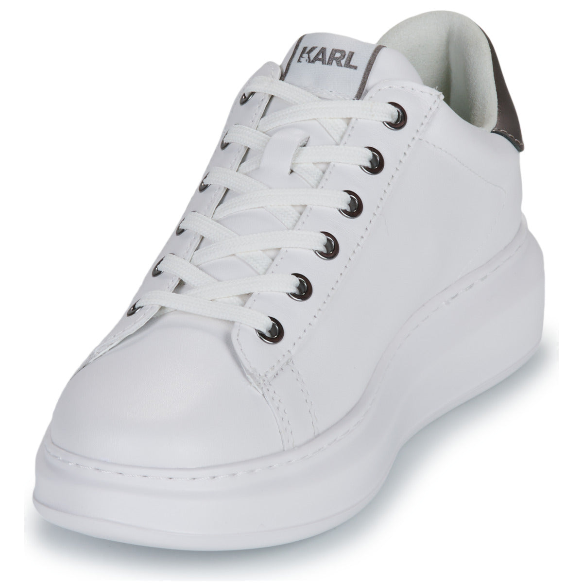 Sneakers basse Donna Karl Lagerfeld KAPRI Maison Karl Lace Bianco