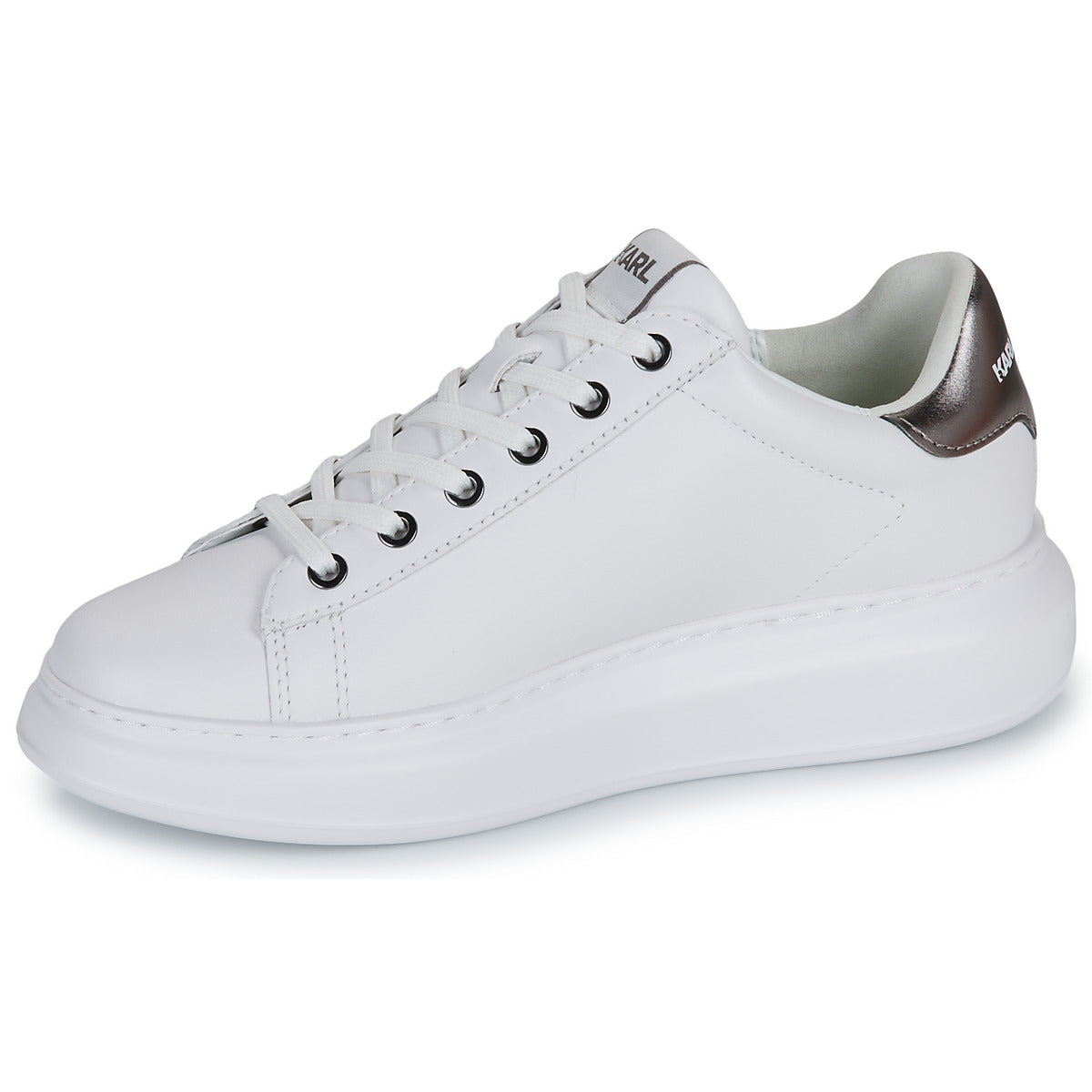 Sneakers basse Donna Karl Lagerfeld KAPRI Maison Karl Lace Bianco