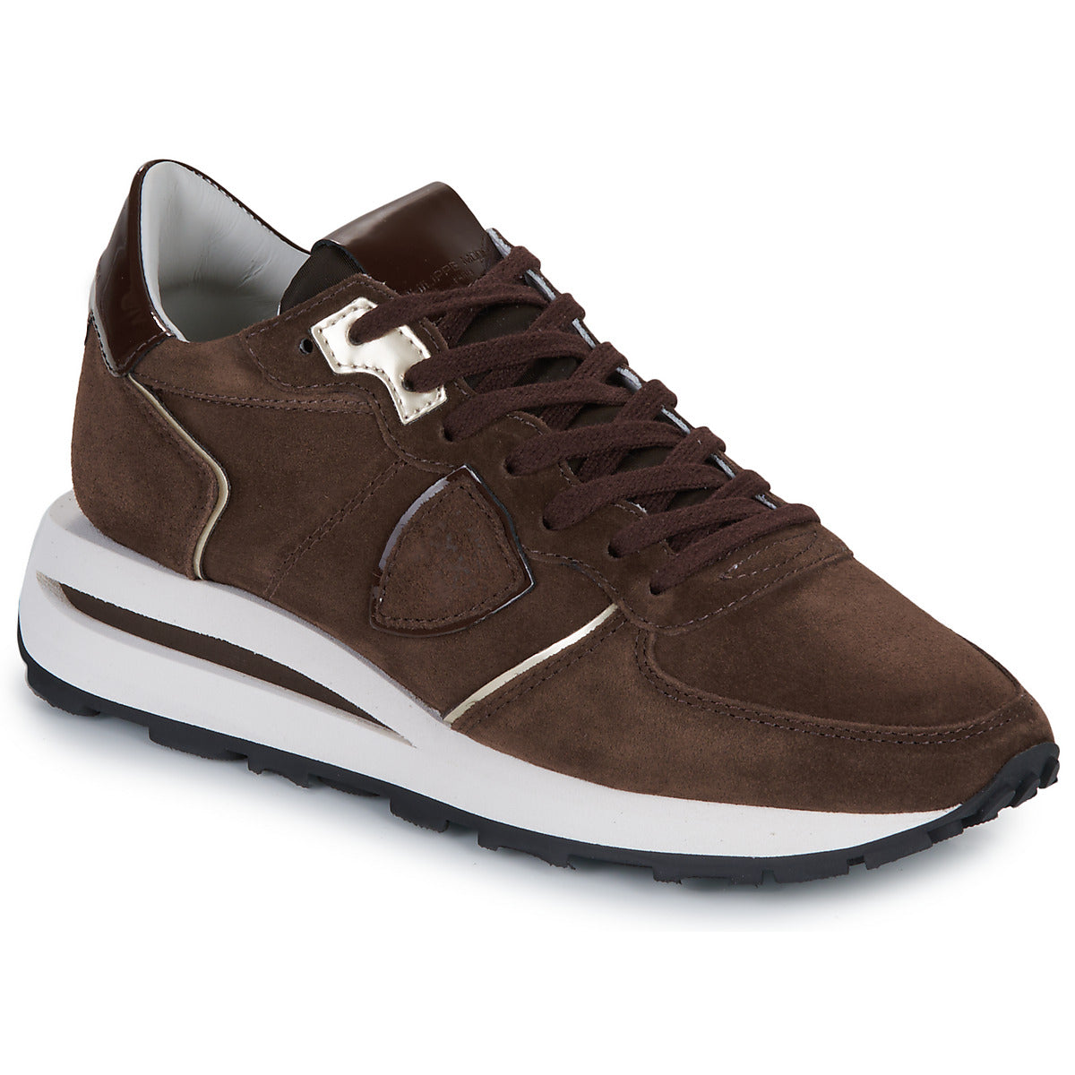 Sneakers basse Donna Philippe Model TROPEZ HAUTE LOW WOMAN Marrone