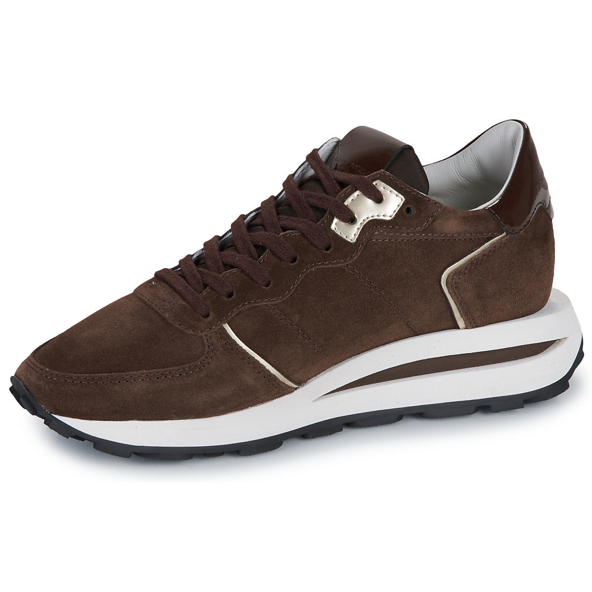 Sneakers basse Donna Philippe Model TROPEZ HAUTE LOW WOMAN Marrone