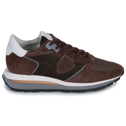 Sneakers Uomo Philippe Model TROPEZ HAUTE LOW MAN Marrone