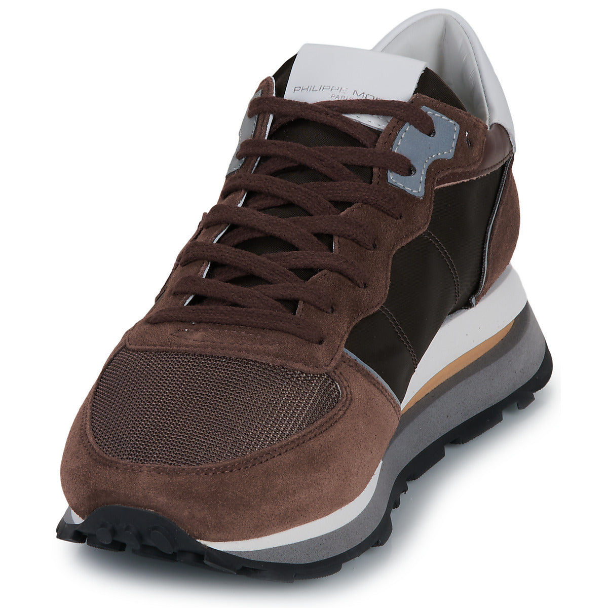 Sneakers Uomo Philippe Model TROPEZ HAUTE LOW MAN Marrone