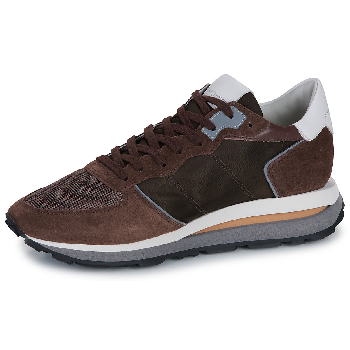 Sneakers Uomo Philippe Model TROPEZ HAUTE LOW MAN Marrone