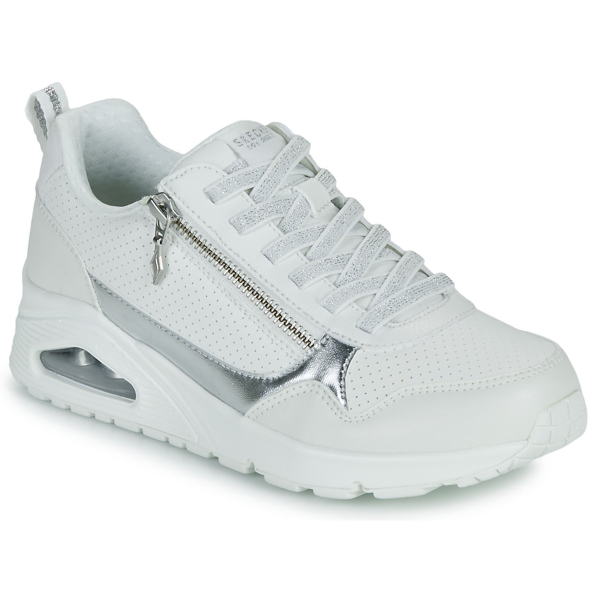 Sneakers basse Donna Skechers  UNO  Bianco