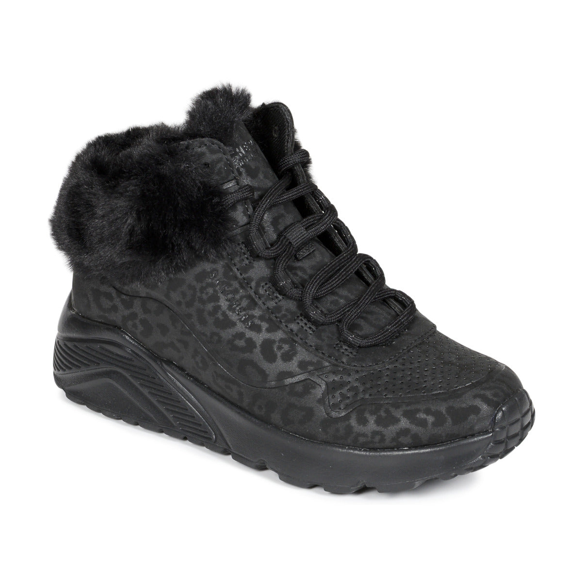 Scarpe bambini ragazza Skechers  UNO LITE  Nero