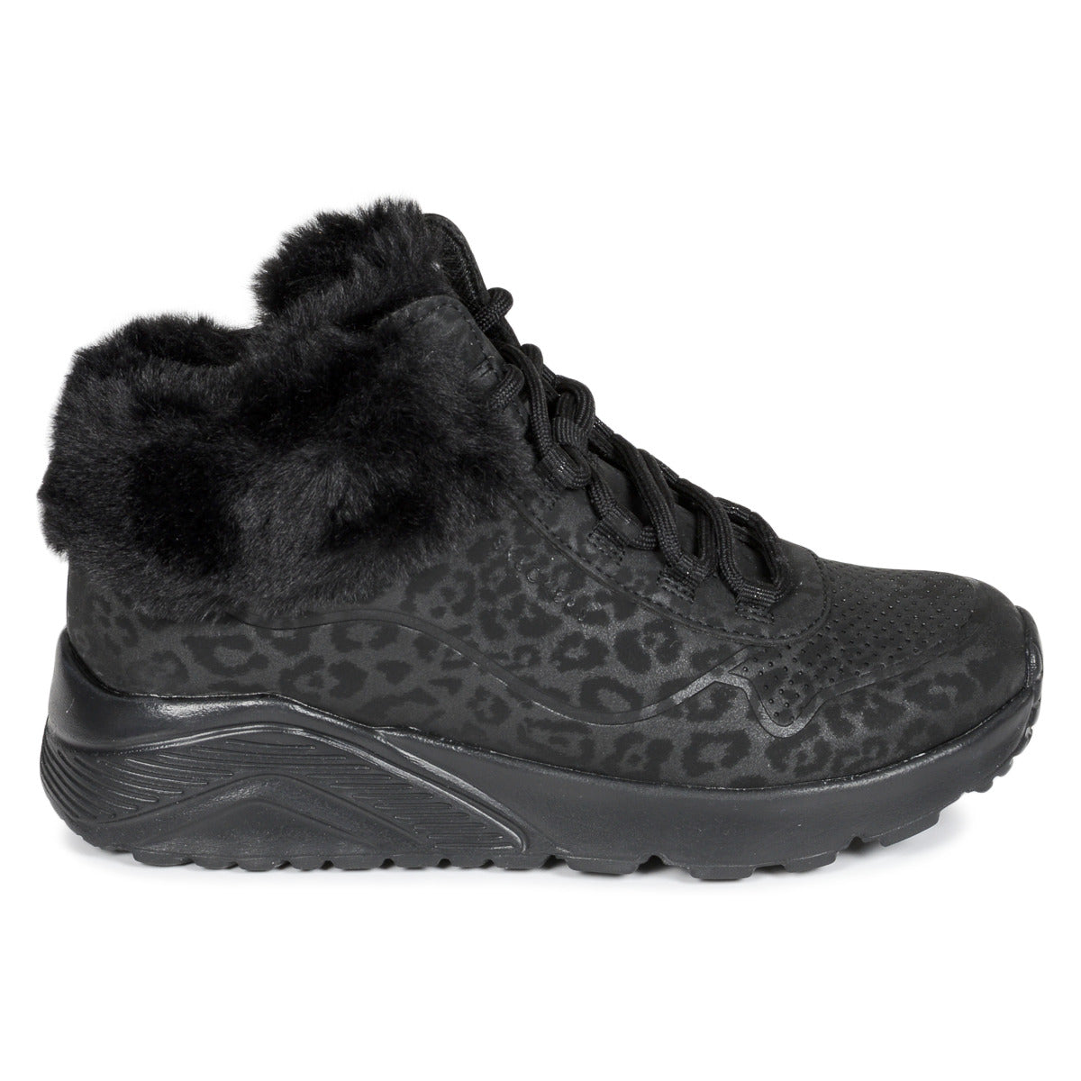 Scarpe bambini ragazza Skechers  UNO LITE  Nero